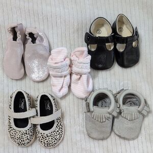 5 Pairs Baby Shoes